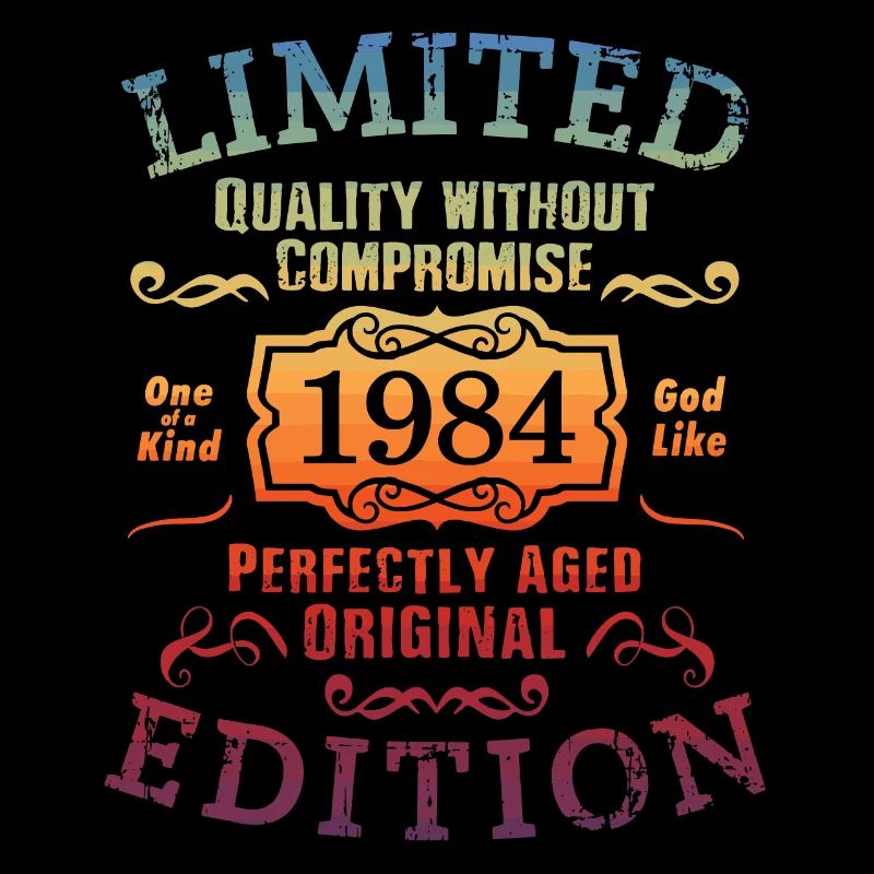 Geburtstag 1984 Limited Edition Geschenk Used Cool