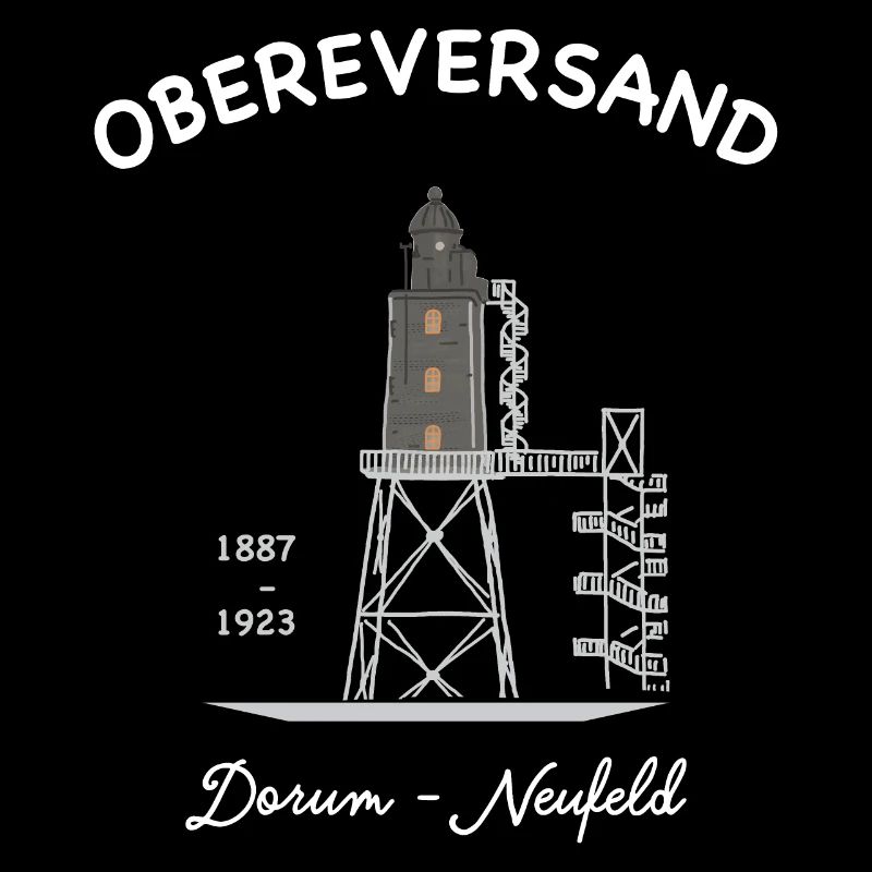 Lighthouse Dorum - Neufeld, German North Sea coast