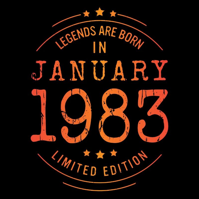 Anniversaire Janvier 1983 Edition Limitée Vintage
