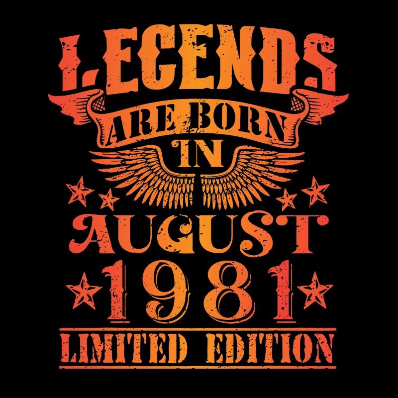 Anniversaire Août 1981 Edition Limitée Millésime