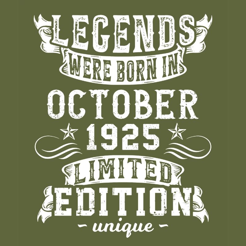 Date de naissance: Octobre 1925 année, Edition limitée