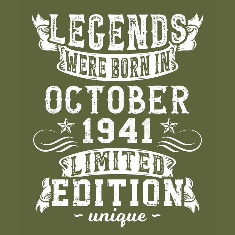 Date de naissance: Octobre 1941 année, Edition limitée