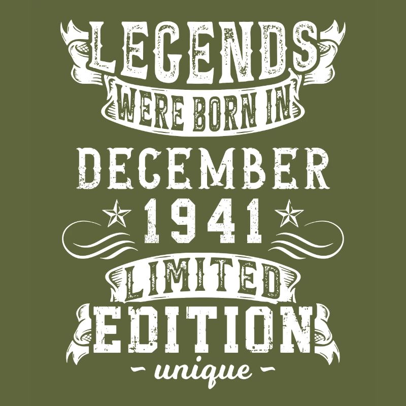 Date de naissance: Décembre 1941 année, Edition limitée