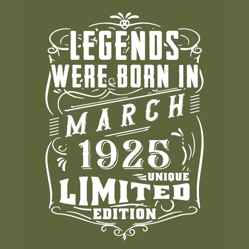 Anniversaire Mars 1925 Année Edition Limitée