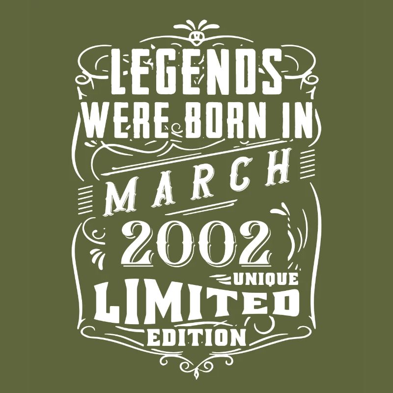 Anniversaire Mars 2002 Année Édition Limitée
