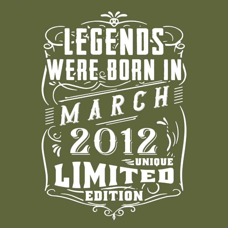 Anniversaire Mars 2012 Année Édition Limitée