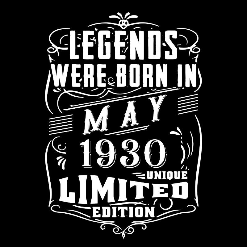 Anniversaire Mai 1930 Année Edition Limitée