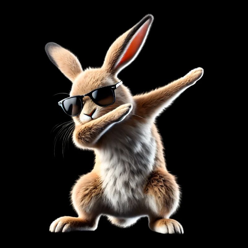 Funny Dabbing Rabbit Animal Lover Animals