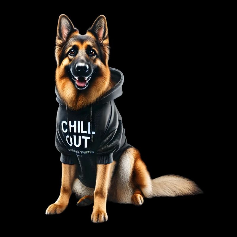 Funny German Shepherd Chill Out Chill