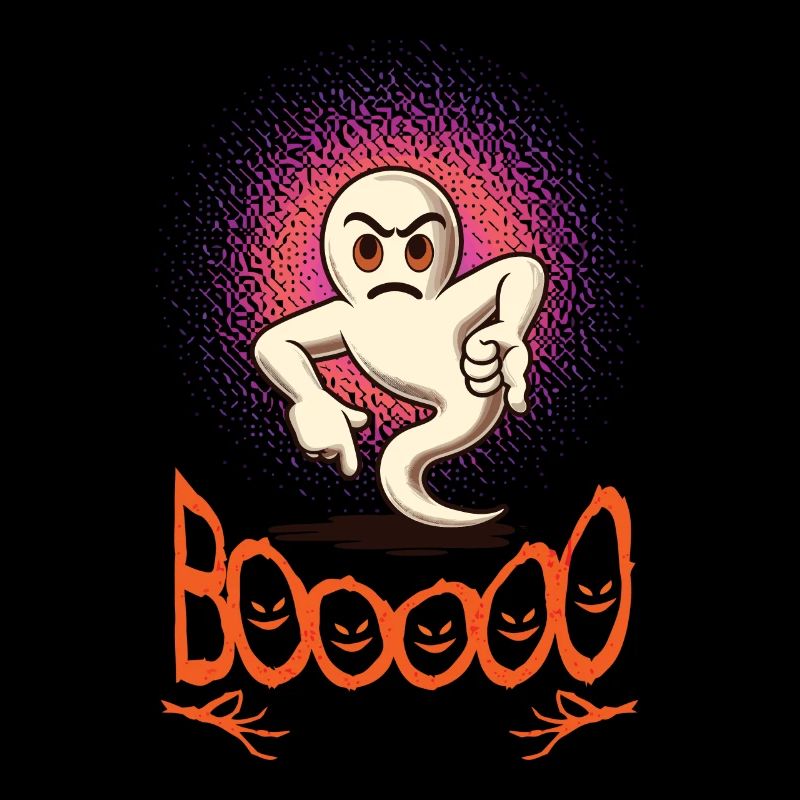 Booing Ghost Funny Ghost Design
