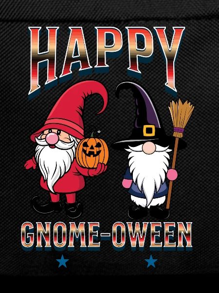 Happy Gnome-Oween Funny Halloween Gnome
