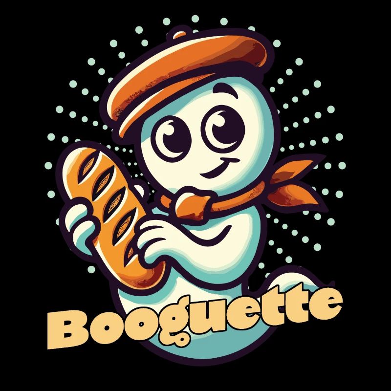 Ghost Baguette Lover Booguette