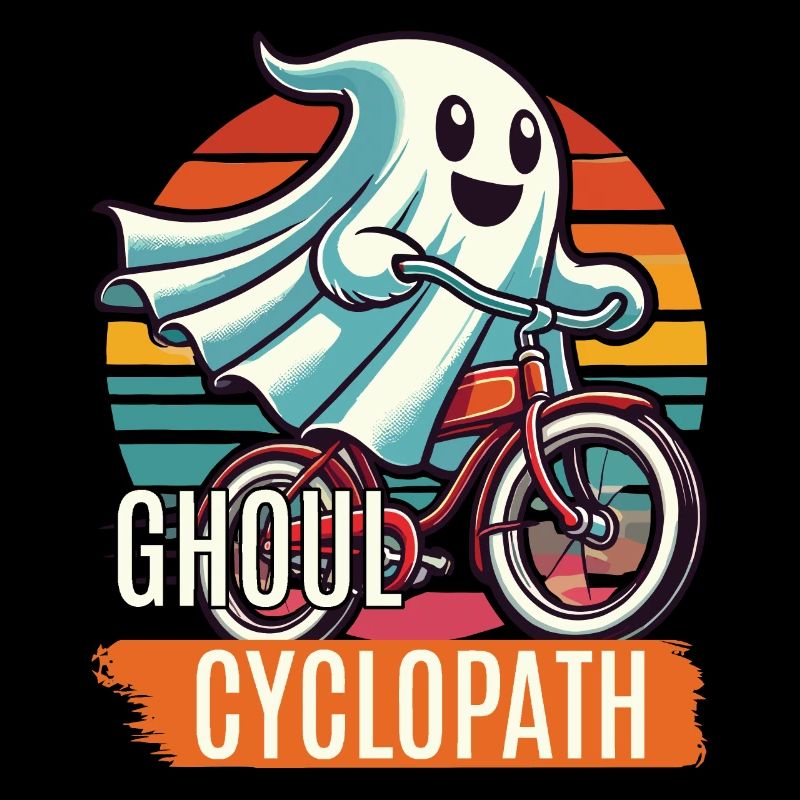 Bicycle riding ghost friend