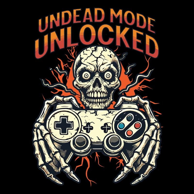 Zombie Gaming Controller Entfesselter Untoter