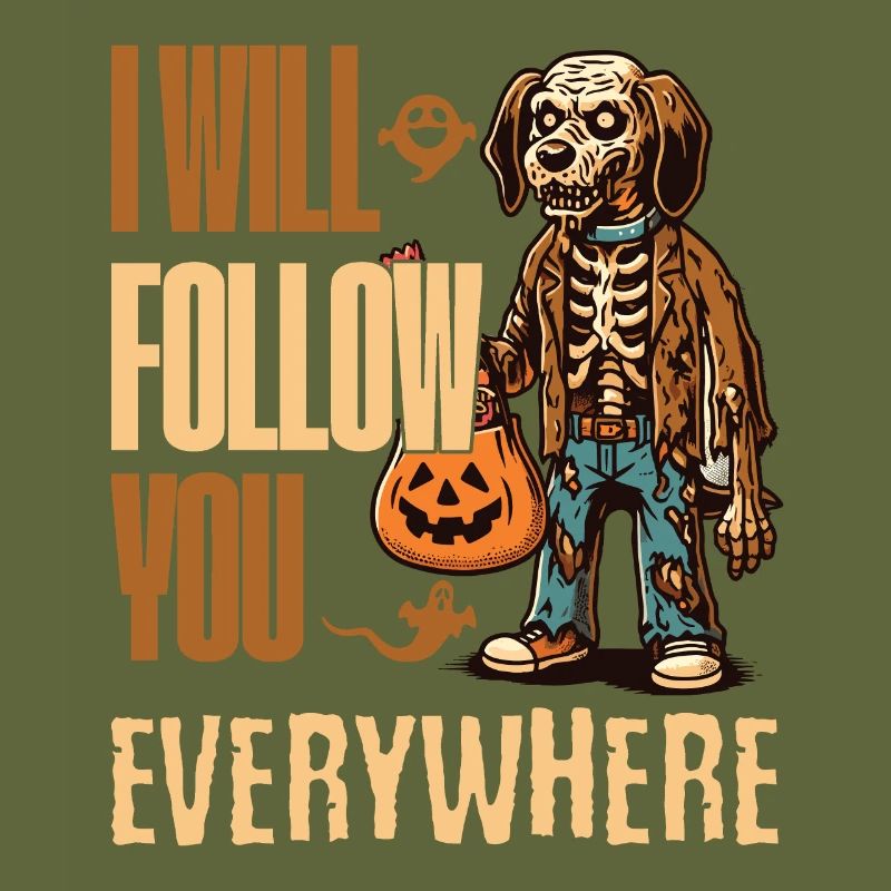 Compagnon de chien effrayant d’Halloween