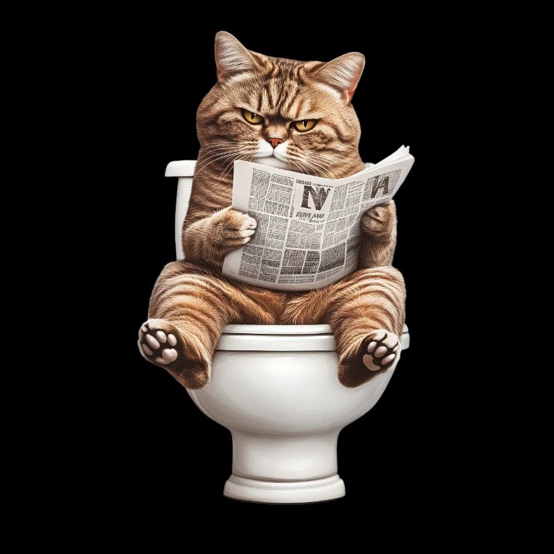 Drôle de chat chat propriétaire de chat Loo Cat Pet