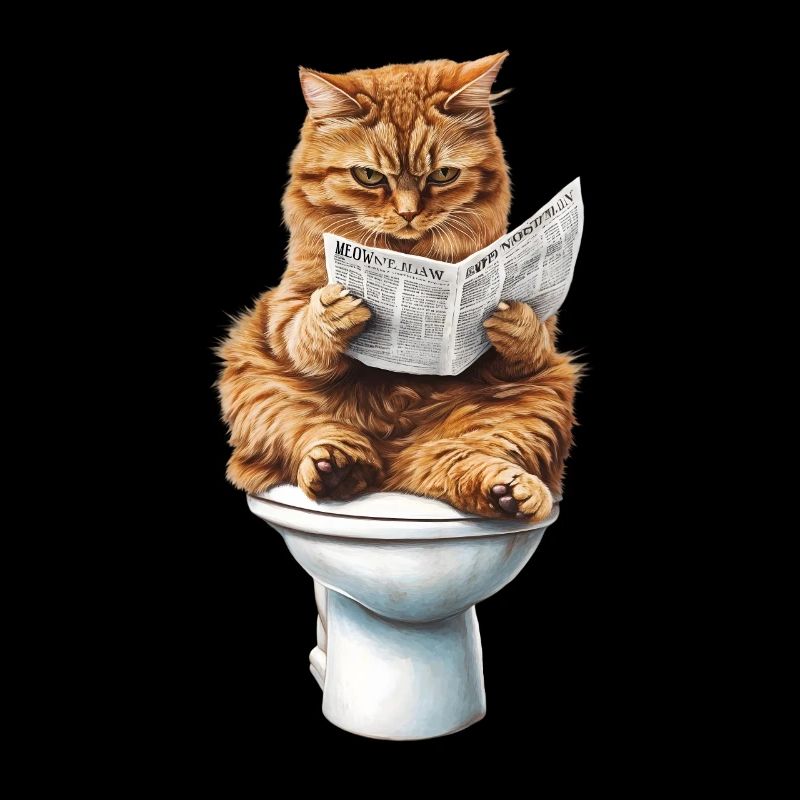 Drôle de chat chat propriétaire de chat Loo Cat Pet