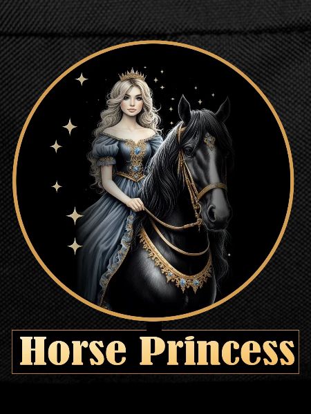 Horse princess with stars