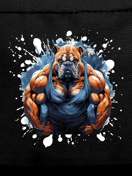 Bulldog Dog Muscles Bodybuilding