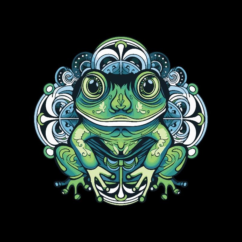 Portrait de grenouille