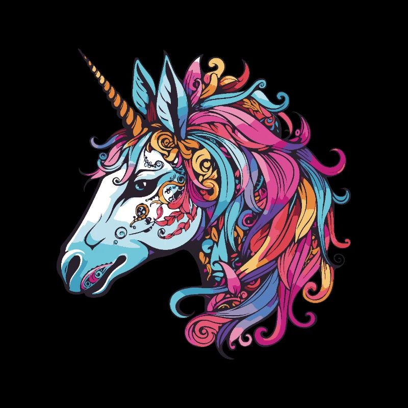 Unicorn Portrait Head