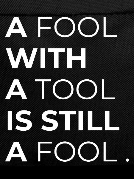 Toolwise Fool: Bold Typography