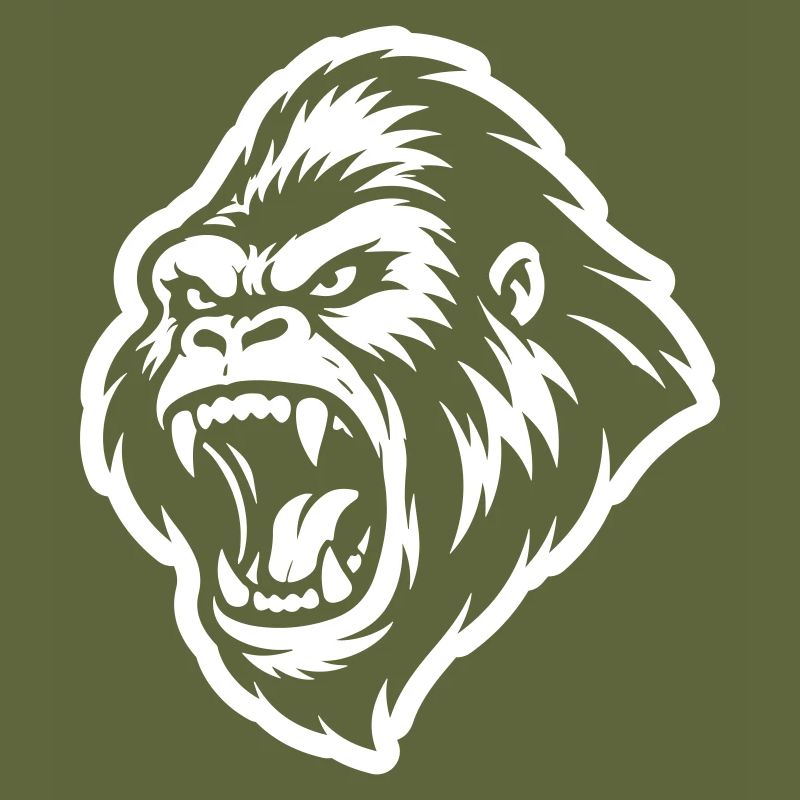 Gorilla Aggressiv