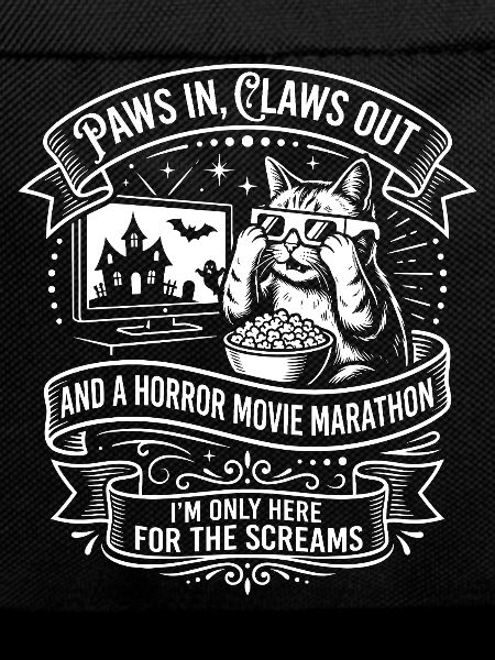 Cat Couch Horror Marathon