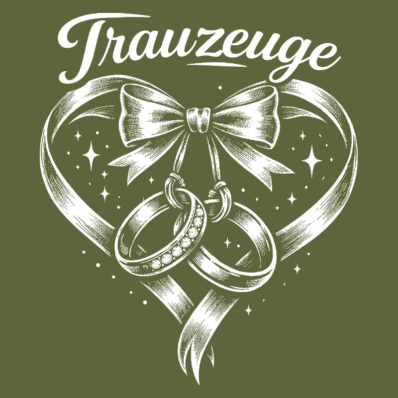 Herz Schleife Ringe Trauzeichen