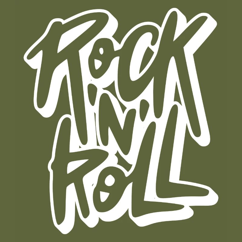 Rock 'n' Roll Graffiti-Text