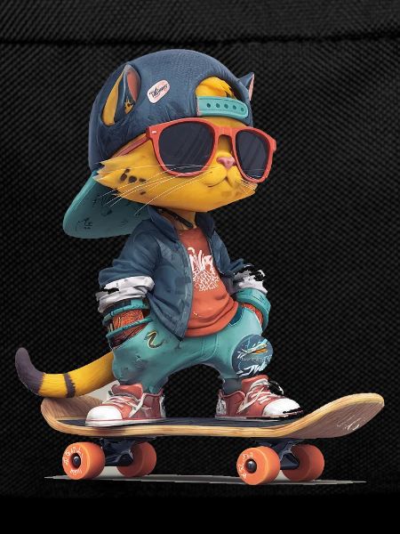 Skater Cat