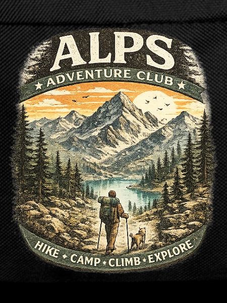 Alps Adventure Patch Mountains