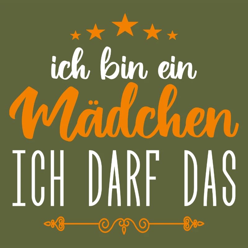 Baby Mädchen Ich darf das, ich bin ein Mädchen