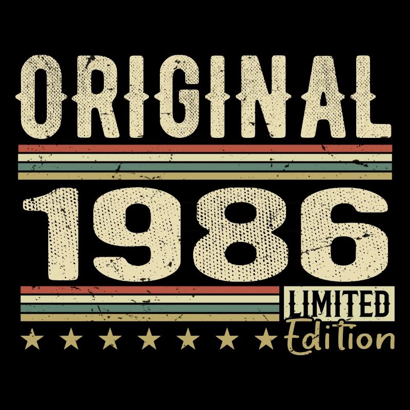 Original 1986 - Retro 1986 Geburtstagsgeschenk