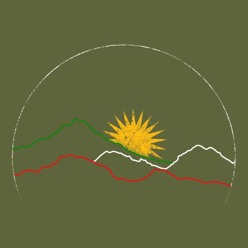 Sunrise mountains