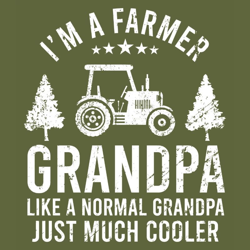 Bauer Opa Großvater Farmer Geschenk