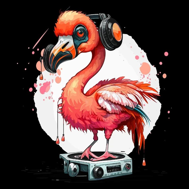 Groovy Pink Bird