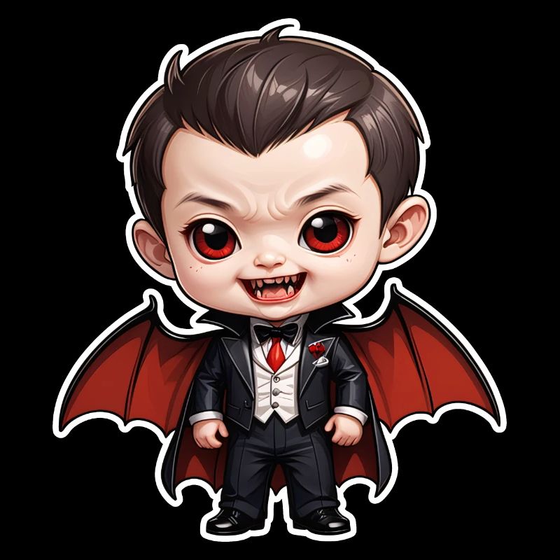 Halloween - Garçon vampire mignon