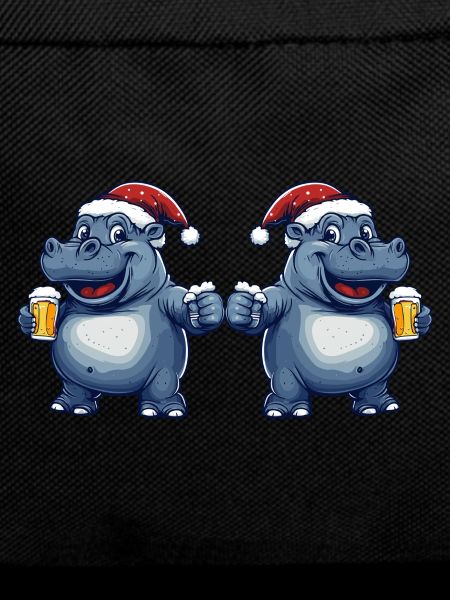 Hippopotamus Christmas Beer Team