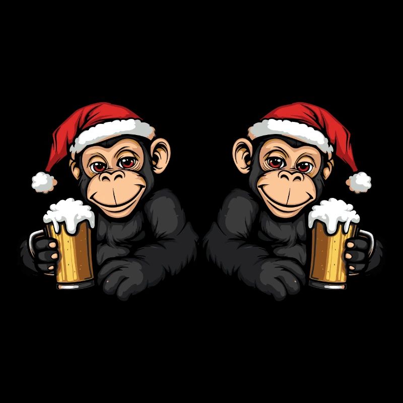 Monkey Christmas Beer Team