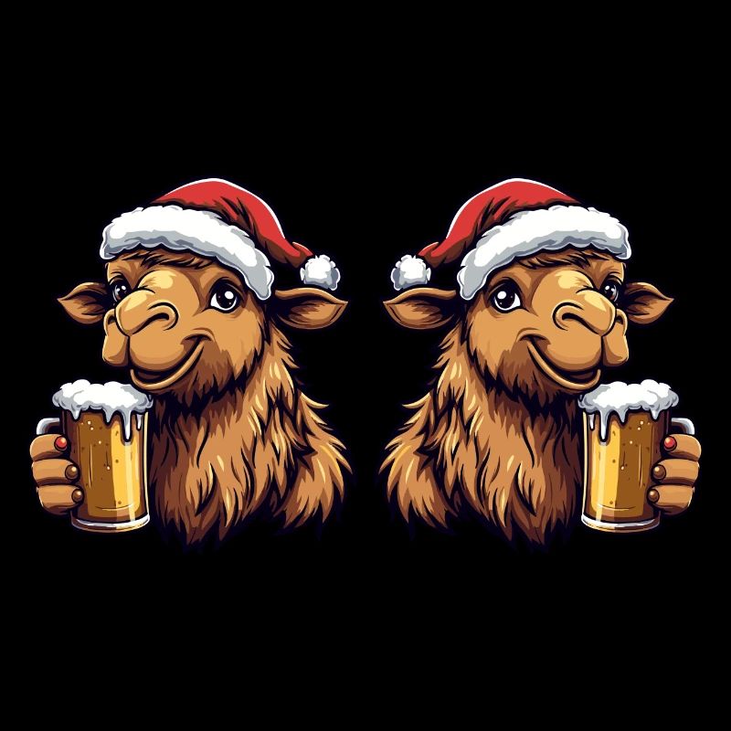 Équipe de la bière de Noël Camel