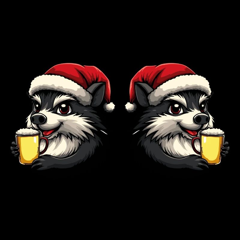 Équipe de la bière de Noël Hedgehog