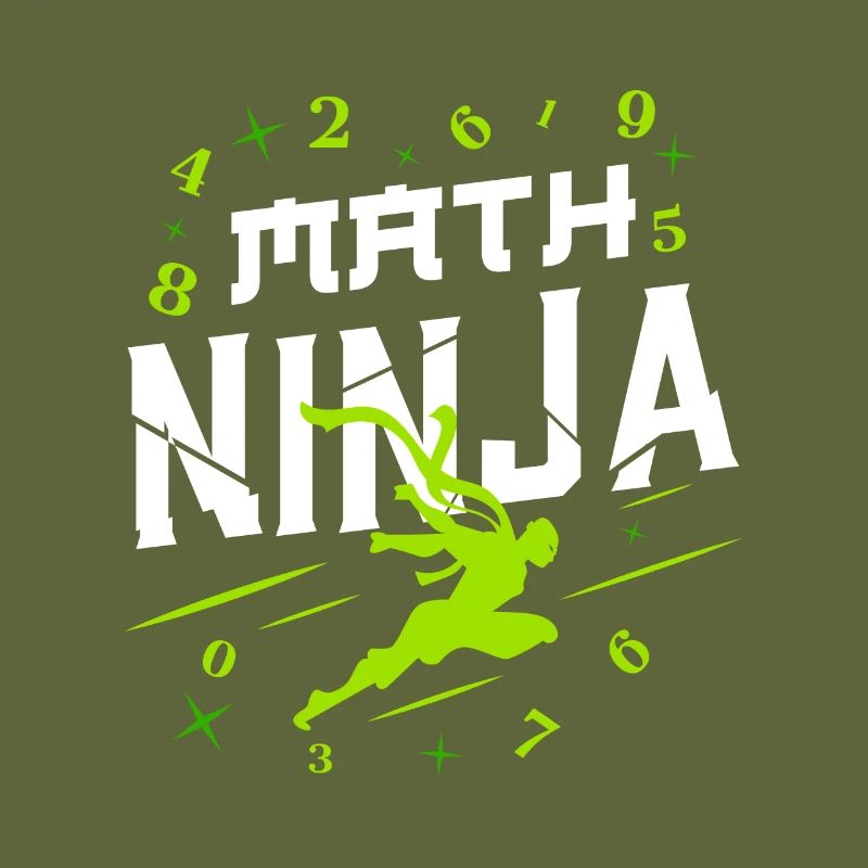 Math Ninja Math Kids Saying Pun Game