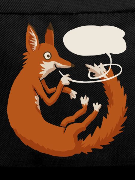 Fuchs Sprechblase