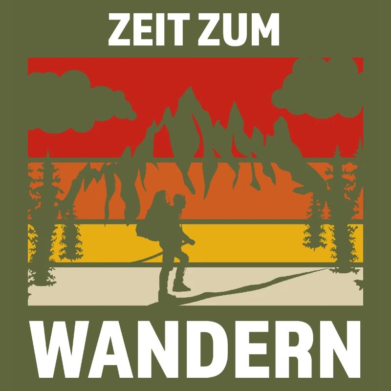 Wandern Berge Wanderer Geschenk