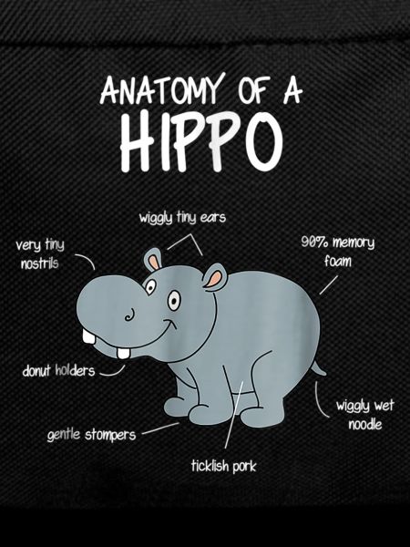 Hippo, Hippo Funny T-shirt Gift