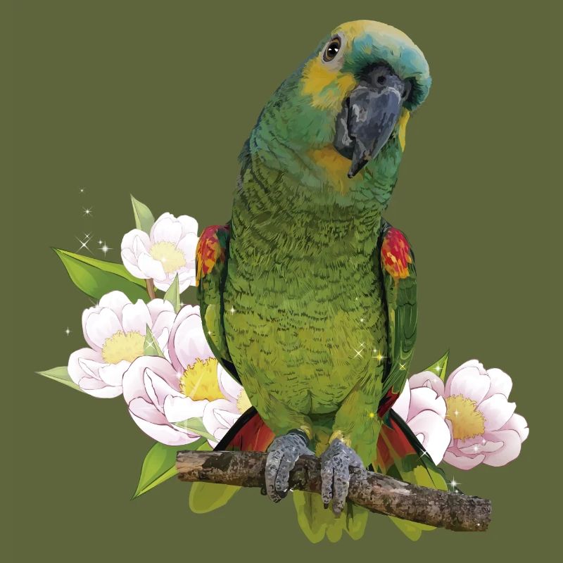 The blue-fronted amazon