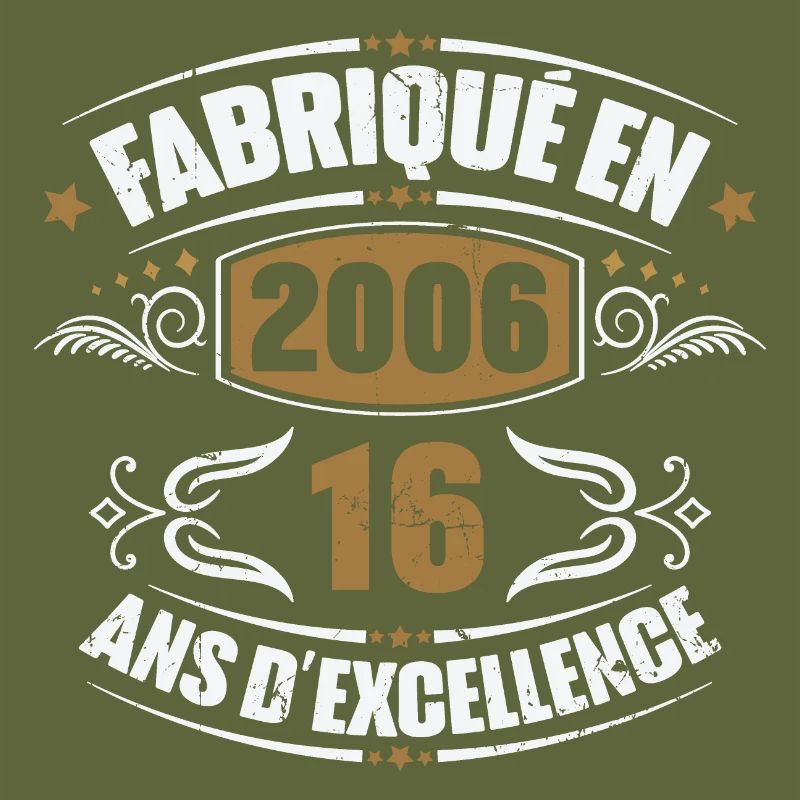 Fabriqué en 2006, 16 ans d'excellence