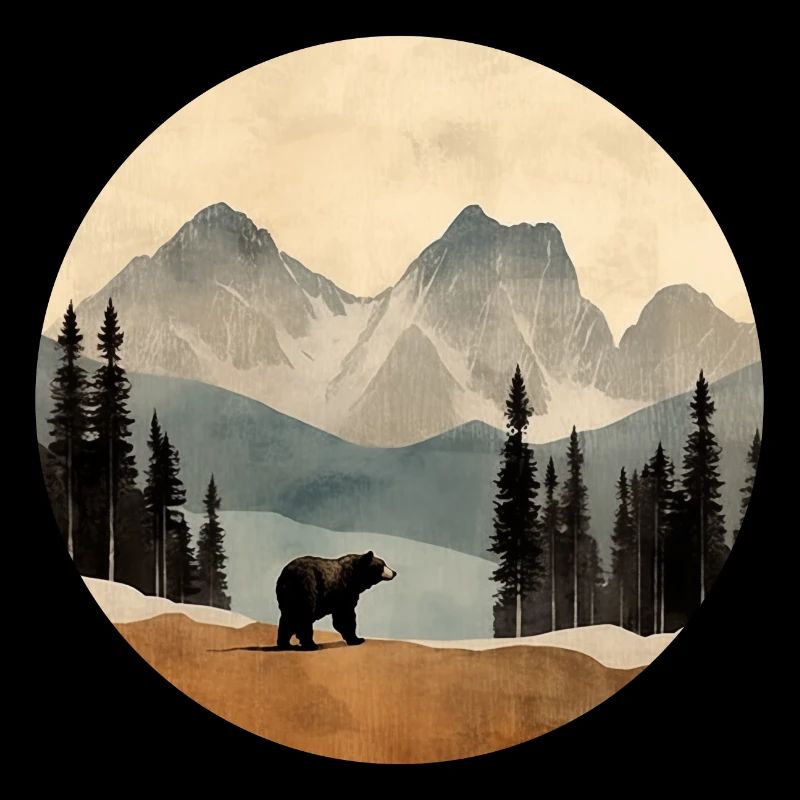 Ours dans les montagnes
