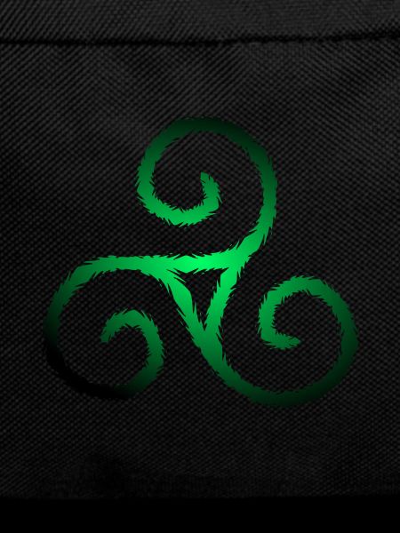 Triskele triple spiral celtic symbol